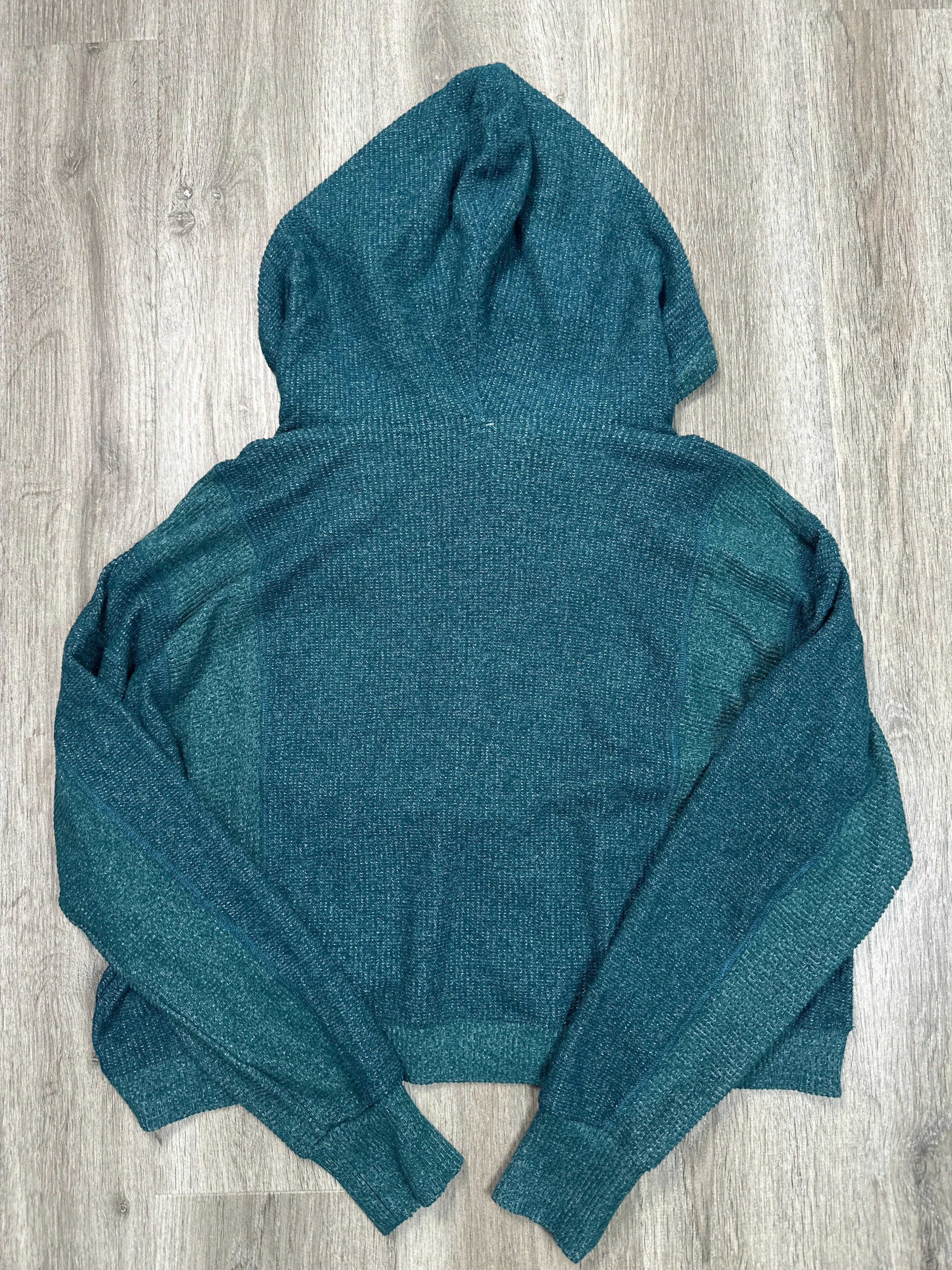 Sweatshirt Hoodie By Daily Practice By Anthropologie In Teal, Size: L