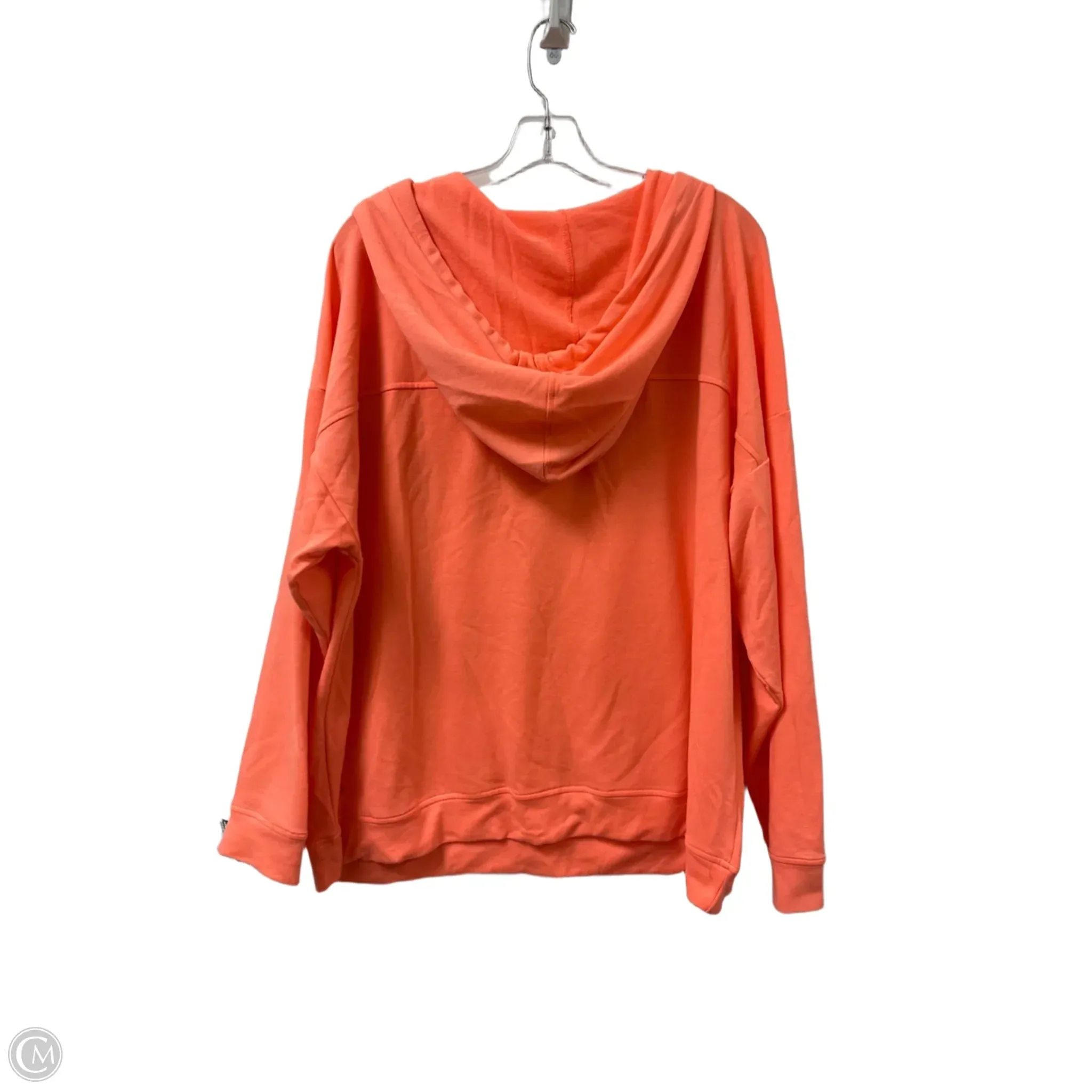 Sweatshirt Hoodie By Kori America In Orange, Size: 2x