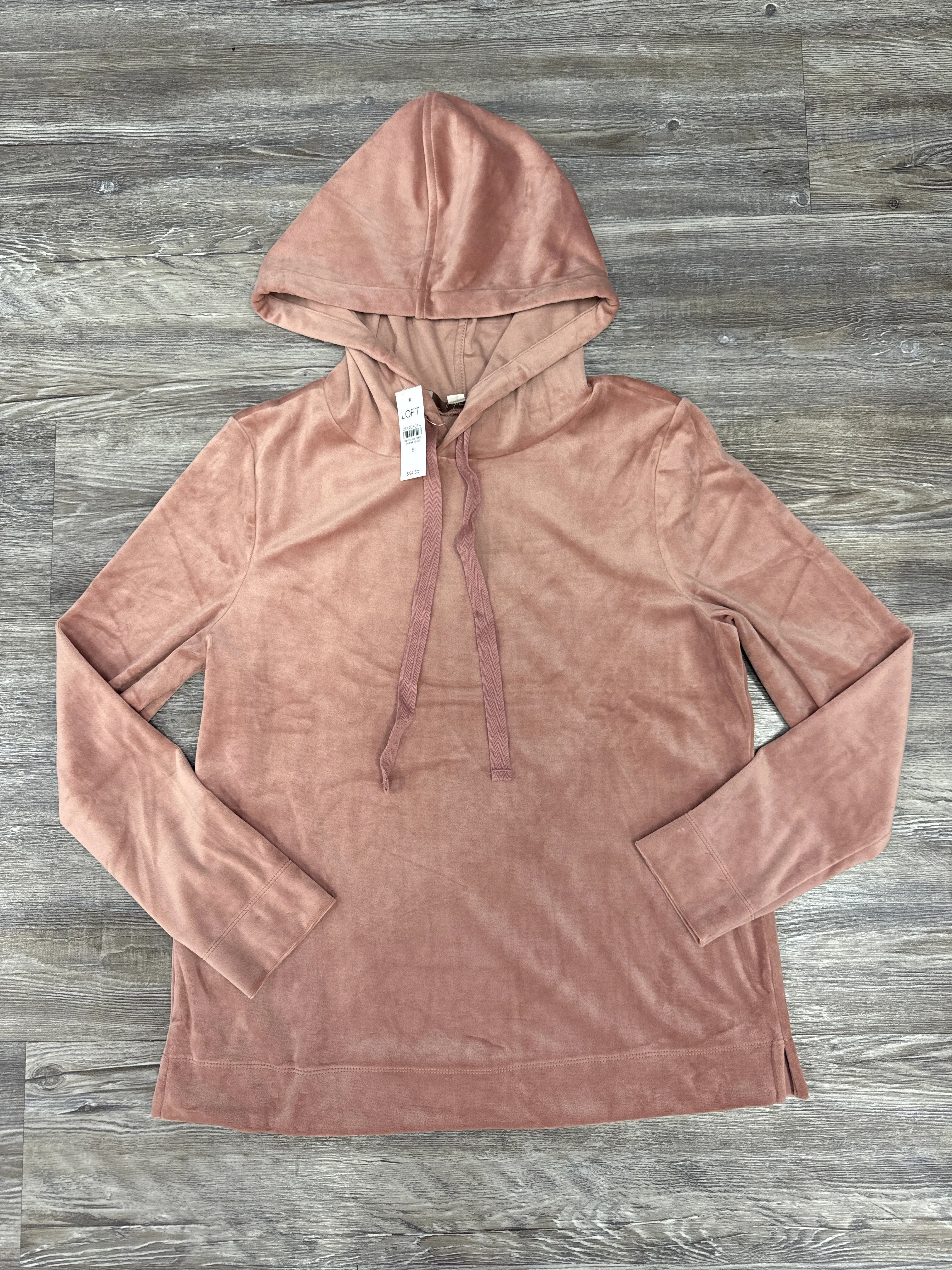 Sweatshirt Hoodie By Loft In Pink, Size: S