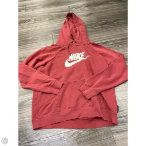 Sweatshirt Hoodie By Nike In Maroon, Size: M