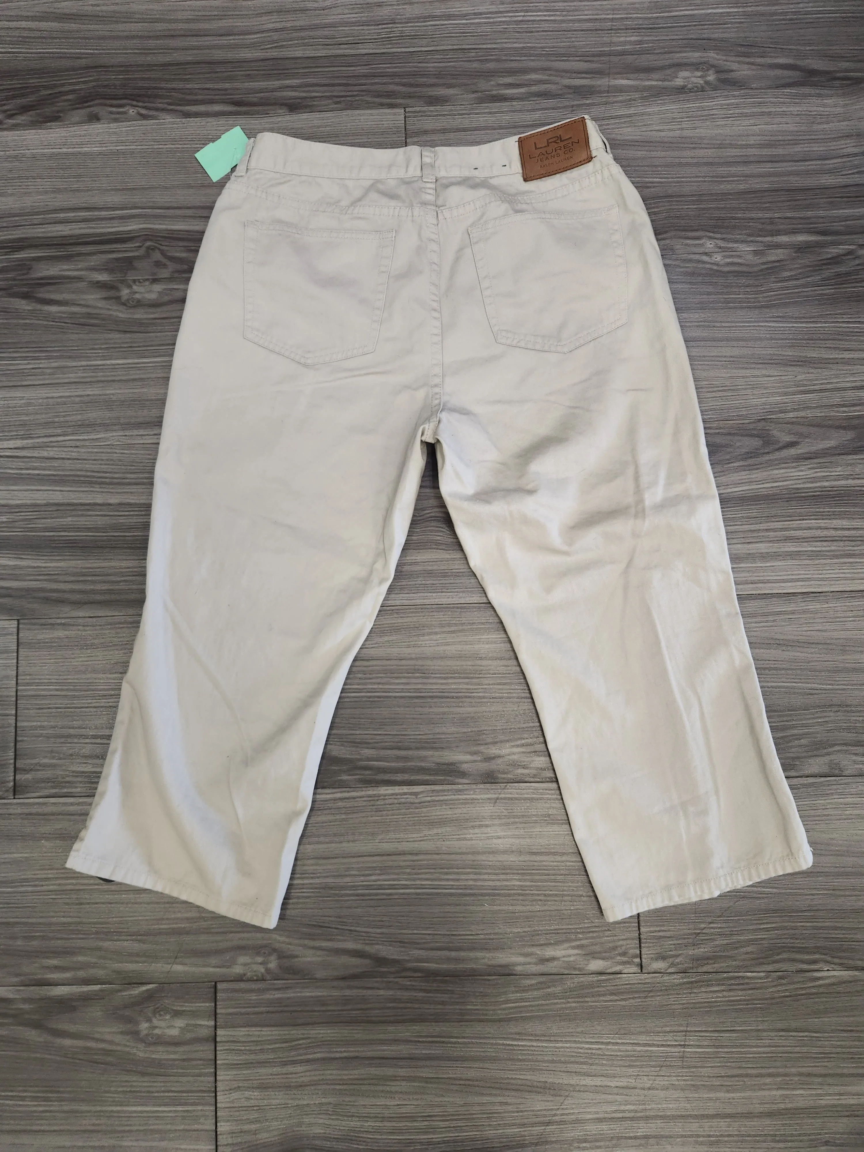 Tan Capris Lauren By Ralph Lauren, Size 10