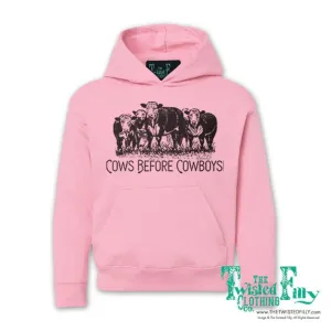 The Twisted Filly Cows Before Cowboys Hoodie