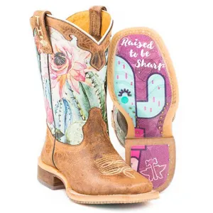Tin Haul Girl's Cactilicious Square Toe Boot