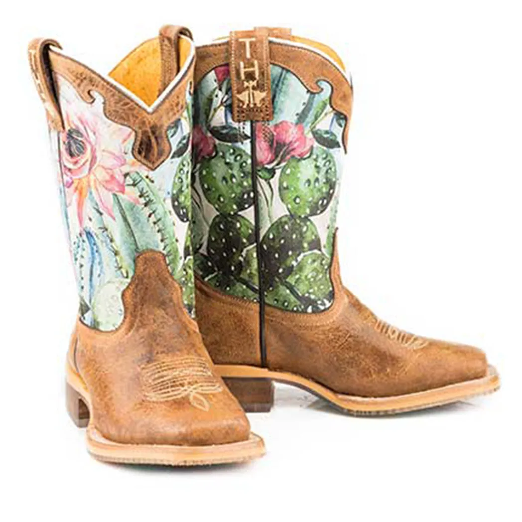 Tin Haul Girl's Cactilicious Square Toe Boot