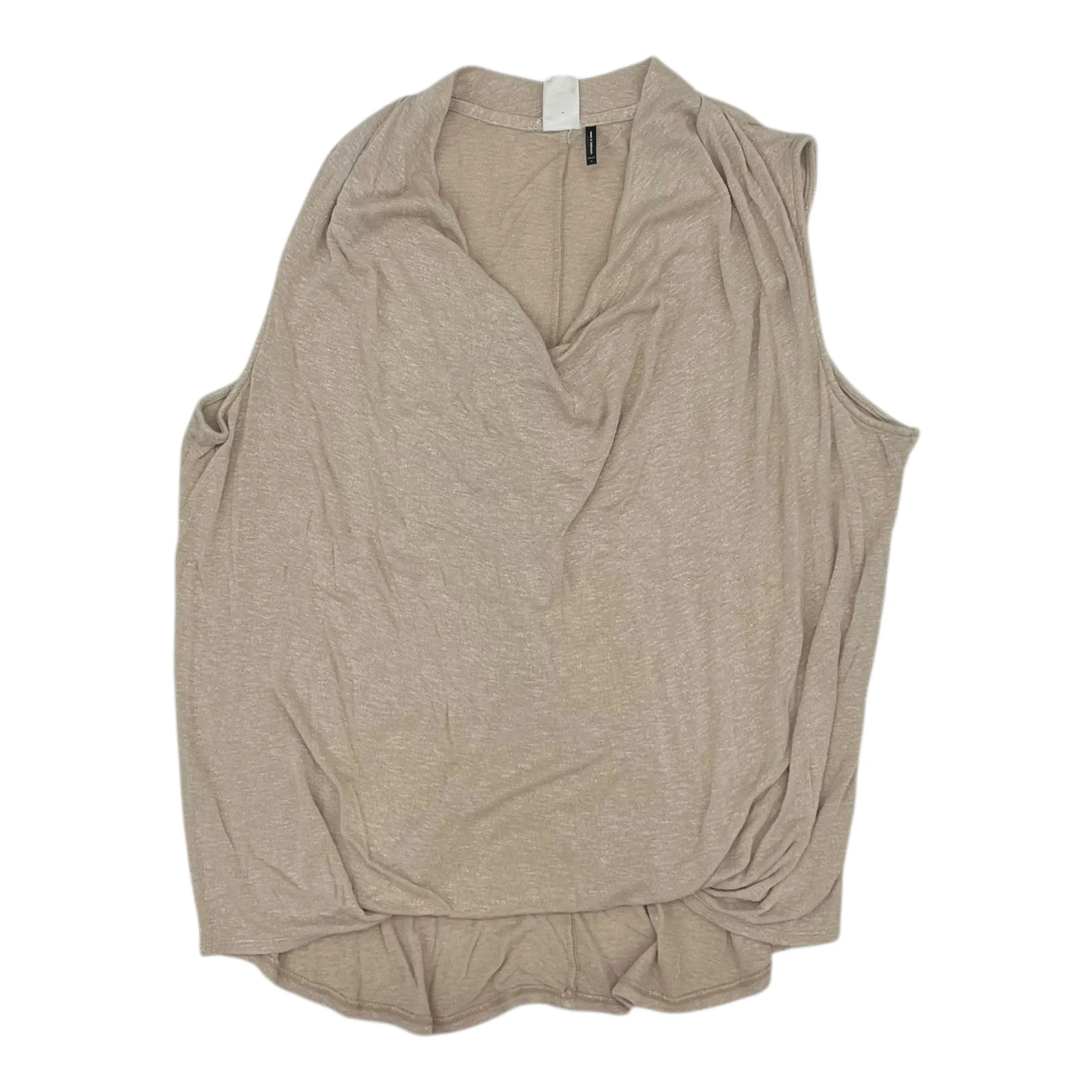Top Sleeveless By Akemi And Kin In Tan, Size:L