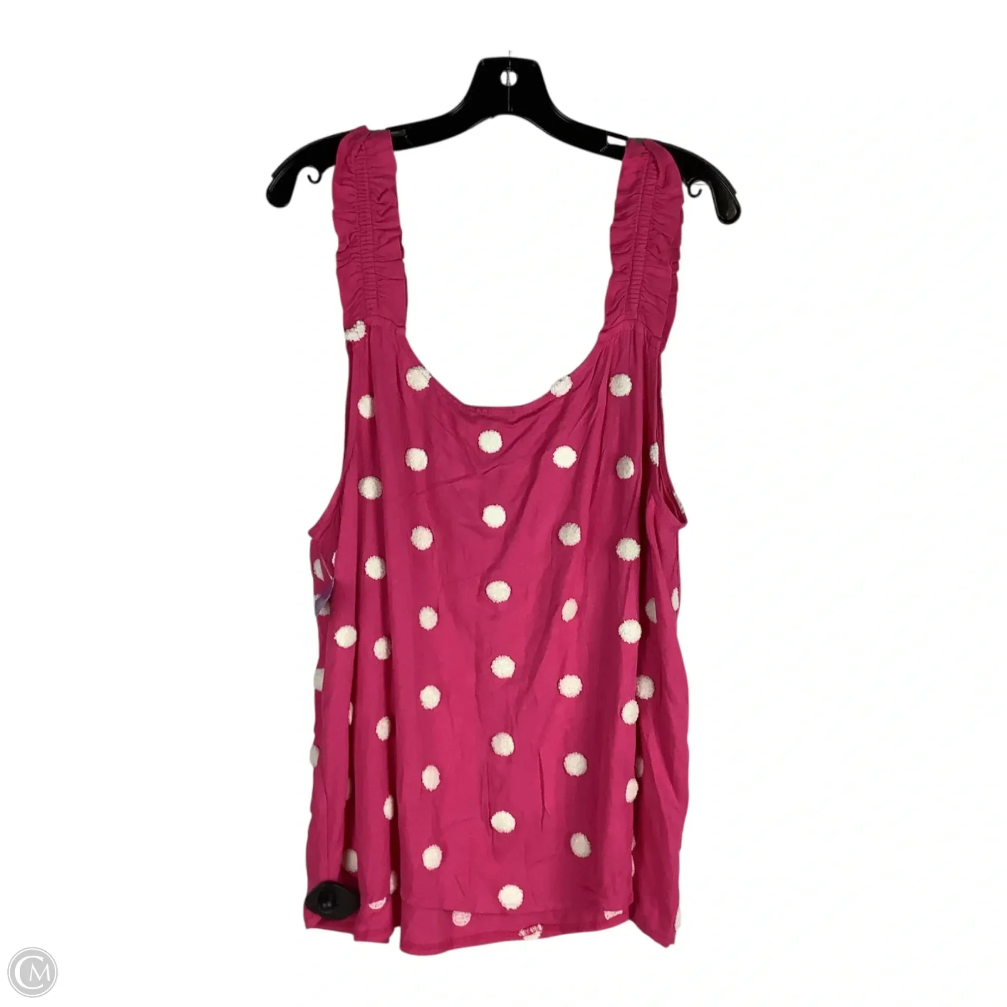 Top Sleeveless By Blu Pepper In Pink, Size: 2x