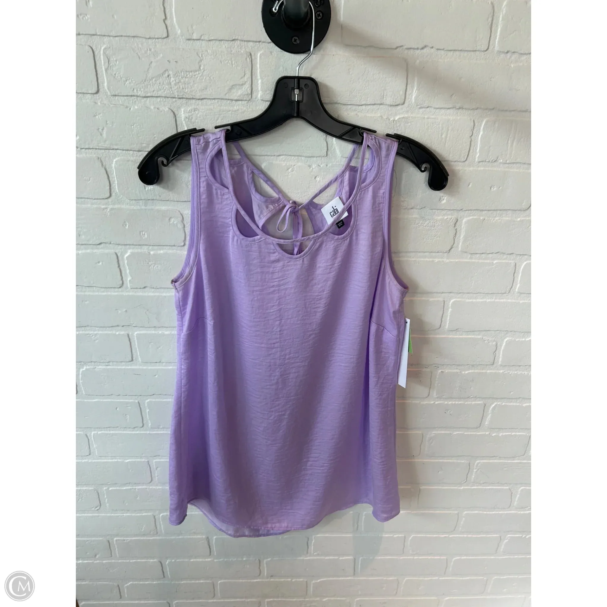 Top Sleeveless By Cabi In Purple, Size: S