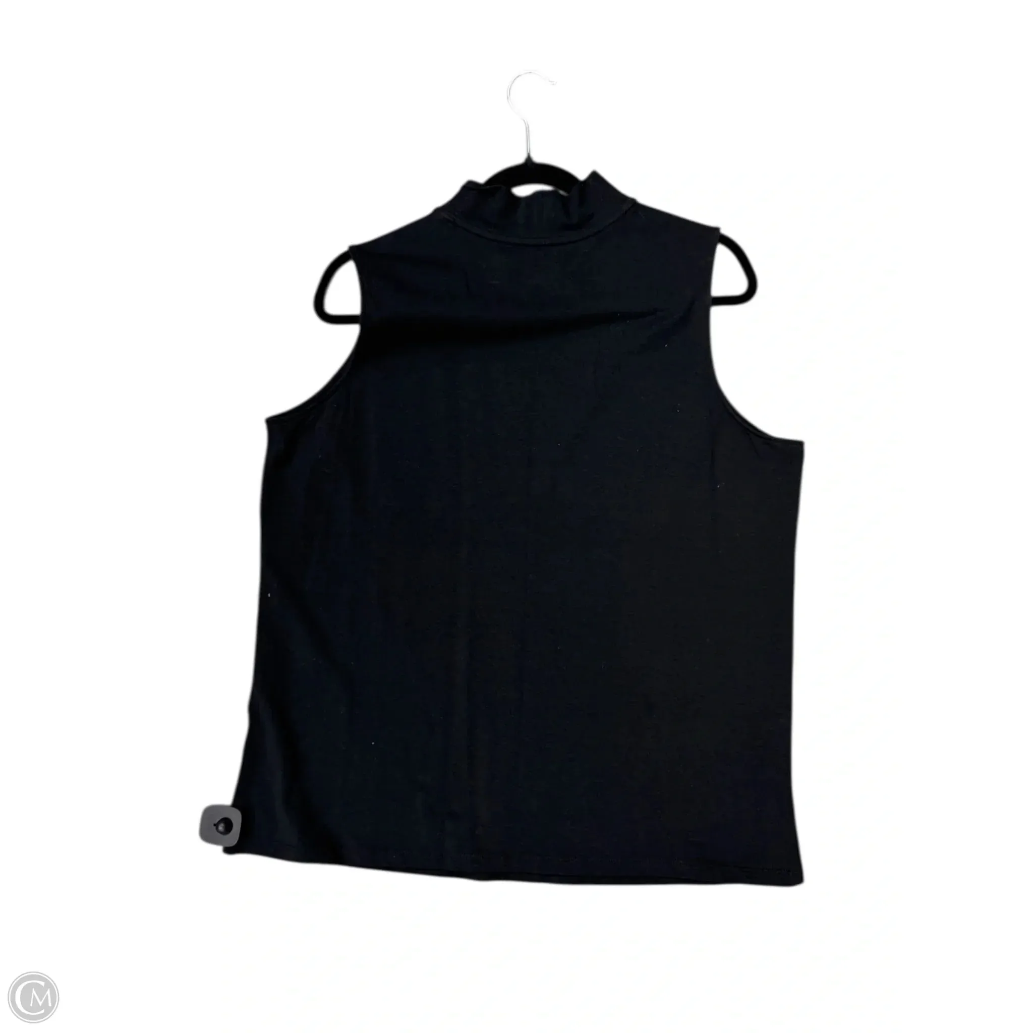 Top Sleeveless By Cj Banks In Black, Size: 1x