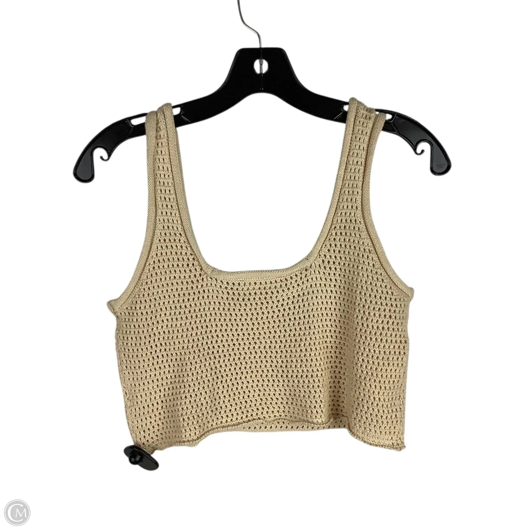 Top Sleeveless By Cmc In Taupe, Size: S