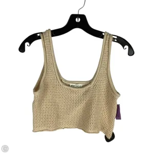 Top Sleeveless By Cmc In Taupe, Size: S