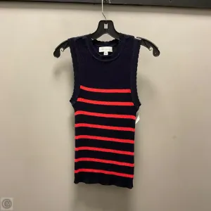 Top Sleeveless By Free Assembly In Blue, Size: L