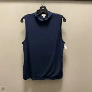 Top Sleeveless By J. Crew In Navy, Size: Xl