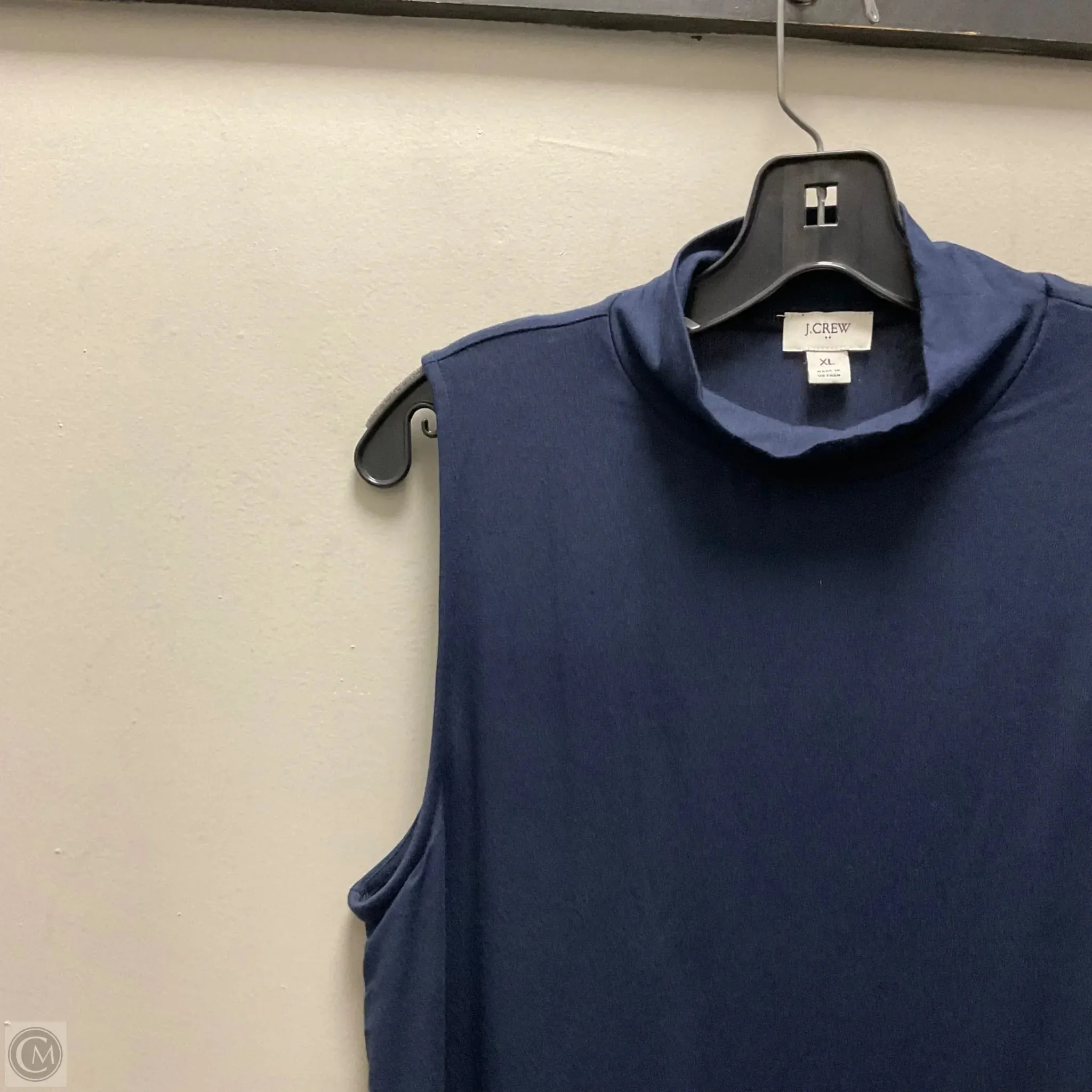 Top Sleeveless By J. Crew In Navy, Size: Xl