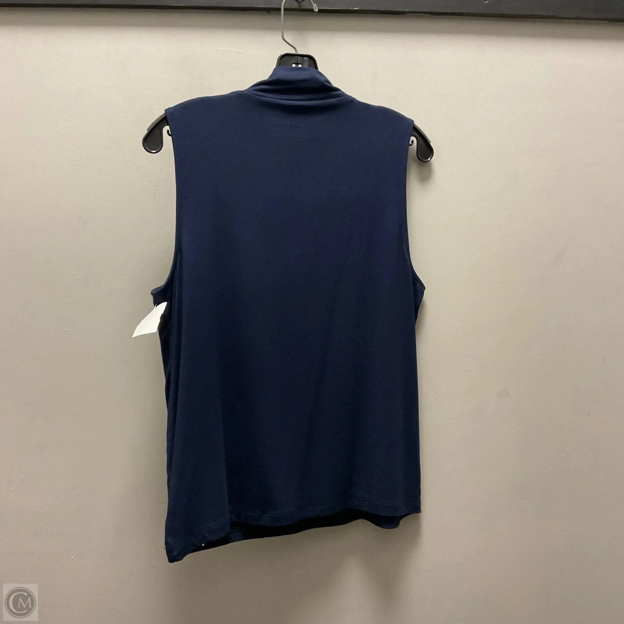Top Sleeveless By J. Crew In Navy, Size: Xl
