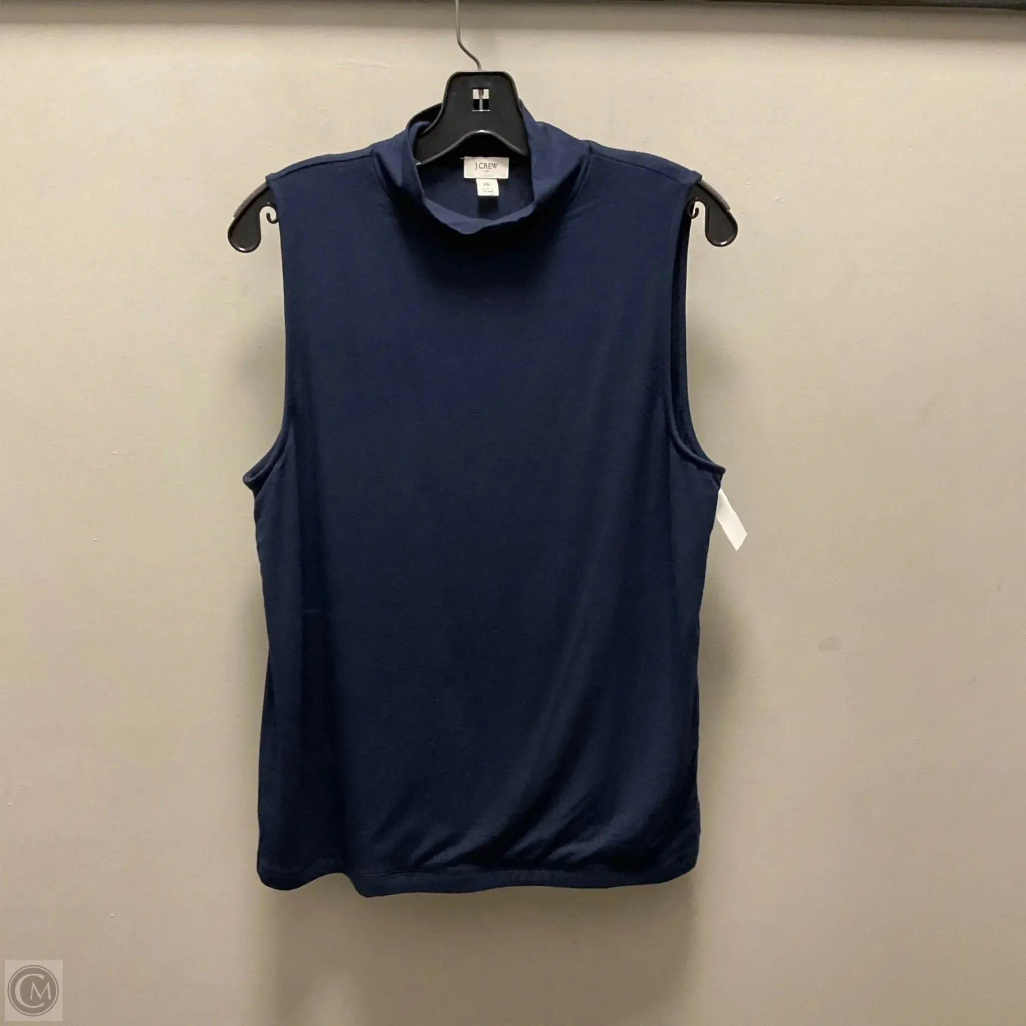 Top Sleeveless By J. Crew In Navy, Size: Xl