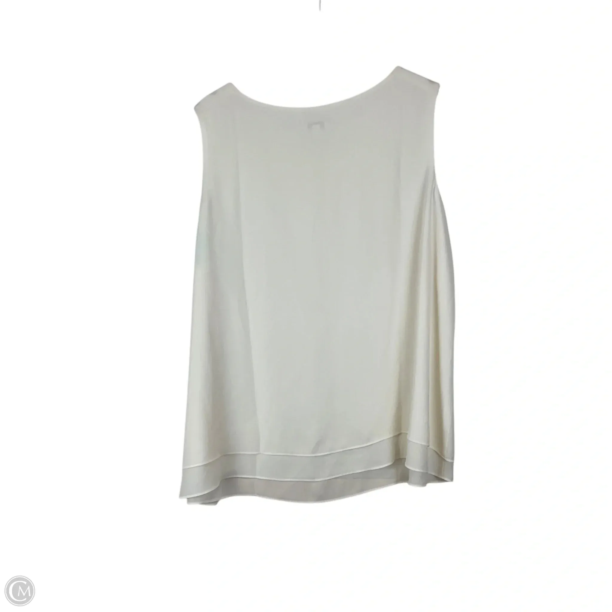 Top Sleeveless By J. Jill In Cream, Size: 2x