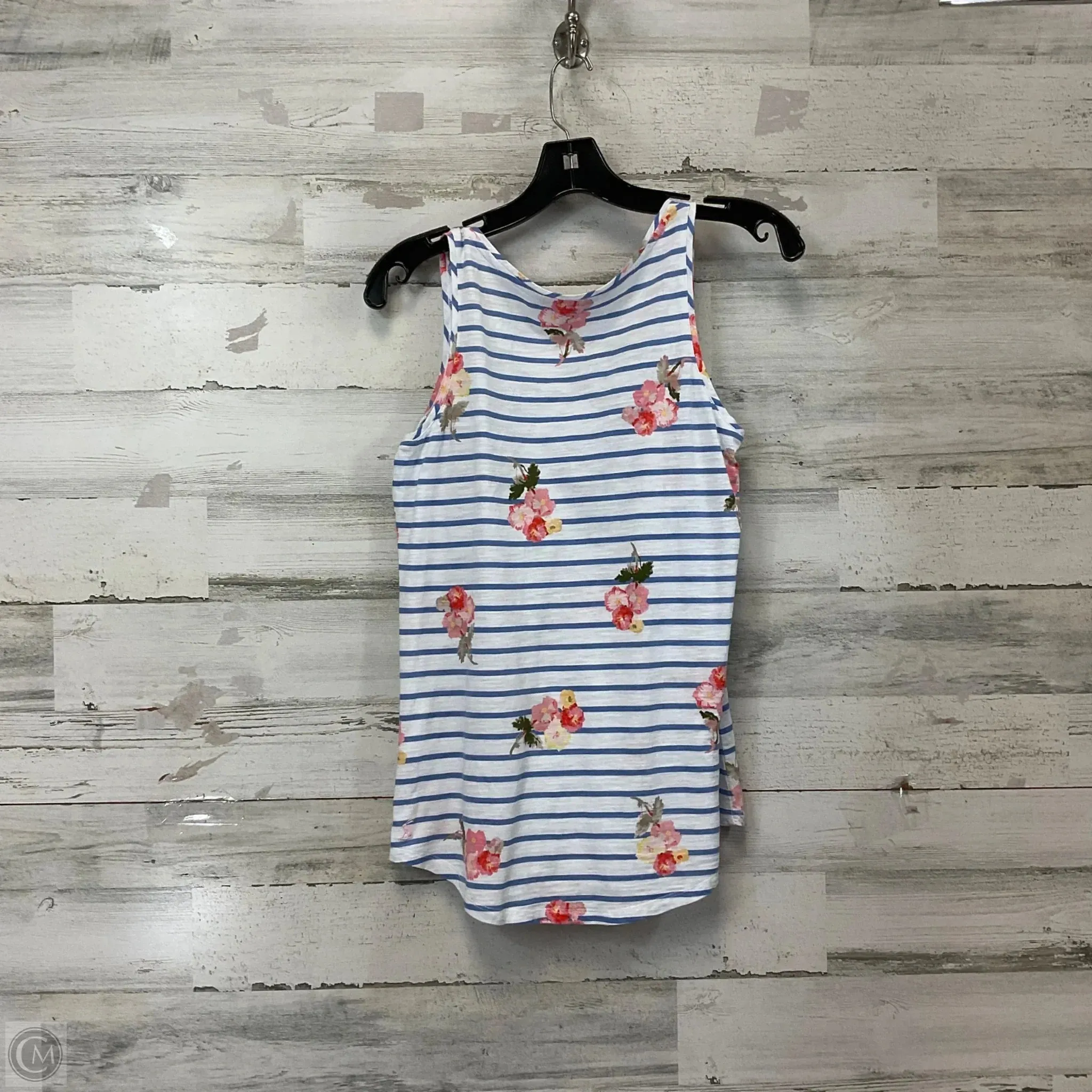 Top Sleeveless By Joules In White, Size: S