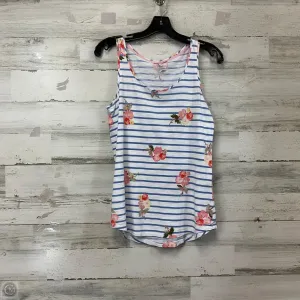 Top Sleeveless By Joules In White, Size: S