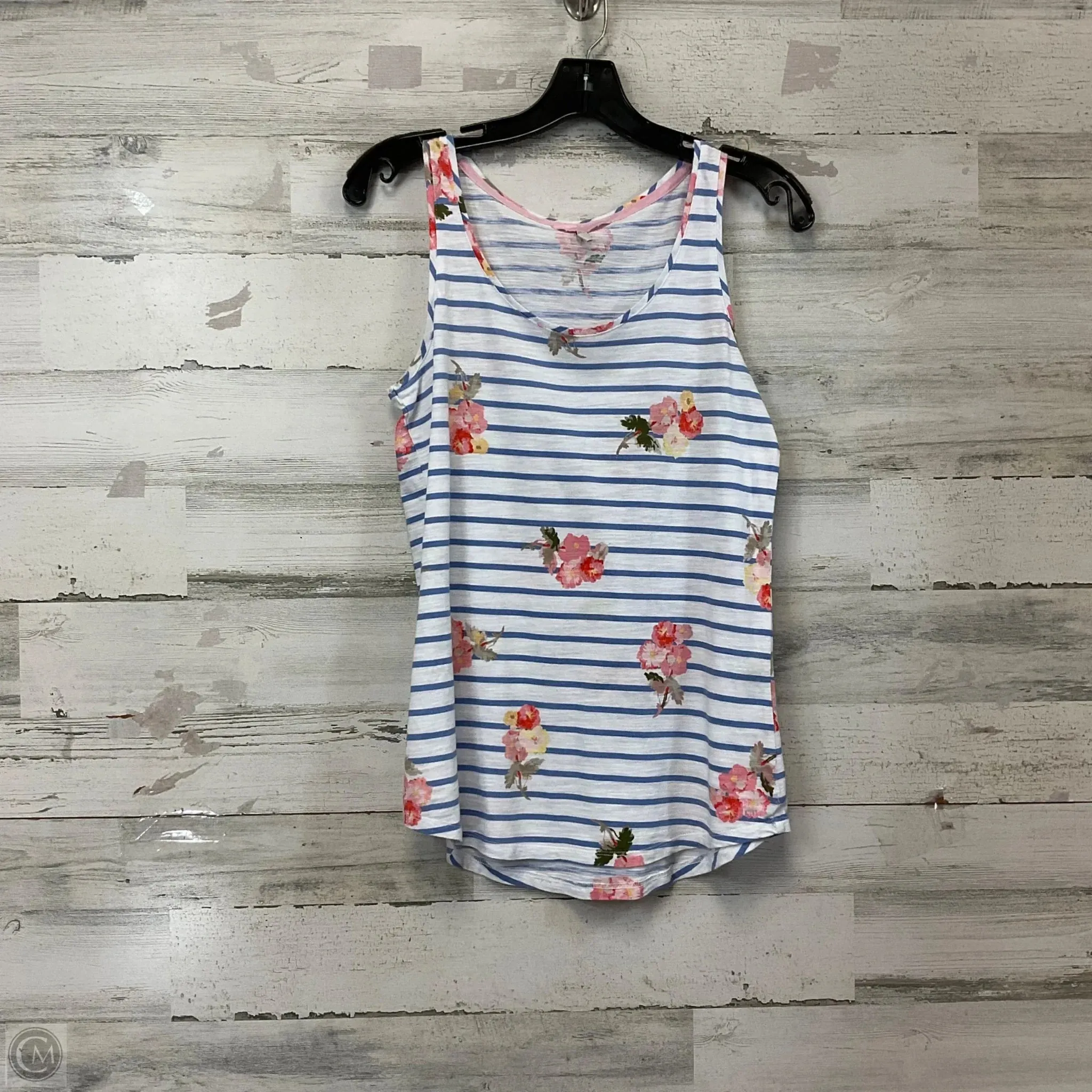 Top Sleeveless By Joules In White, Size: S