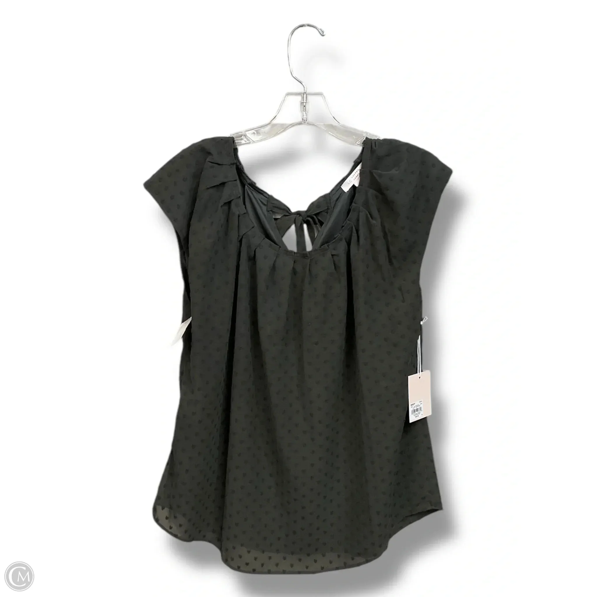 Top Sleeveless By Lc Lauren Conrad In Black, Size: M