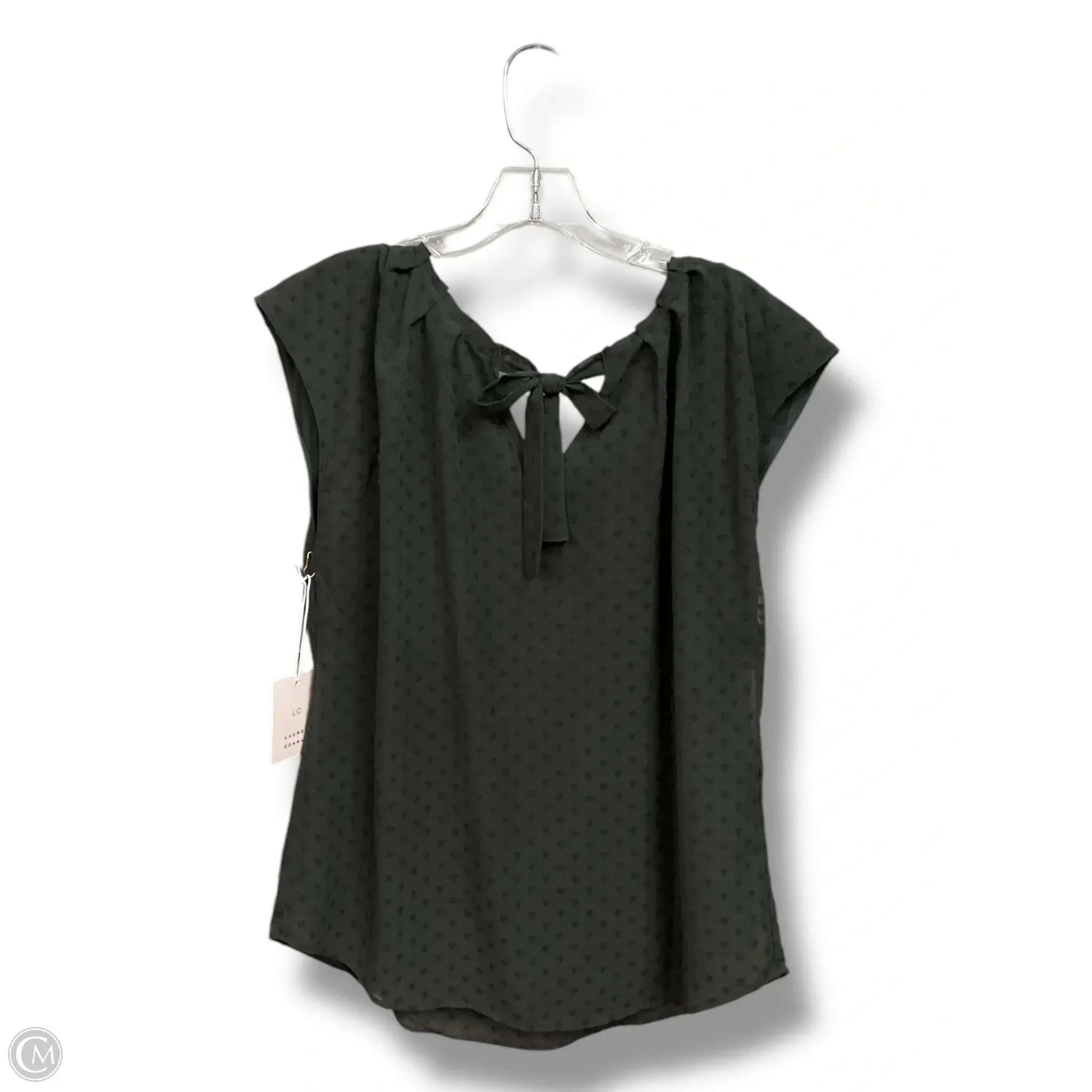 Top Sleeveless By Lc Lauren Conrad In Black, Size: M