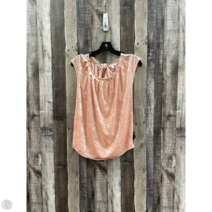 Top Sleeveless By Lc Lauren Conrad In Peach, Size: Xs