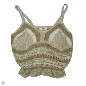 Top Sleeveless By Madden Nyc In Cream, Size: Xxl