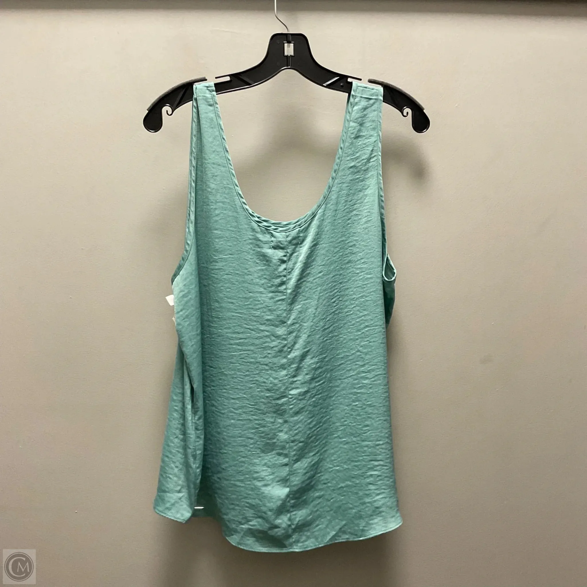 Top Sleeveless By Melloday In Green, Size: L