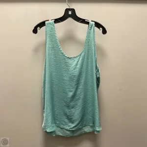 Top Sleeveless By Melloday In Green, Size: L