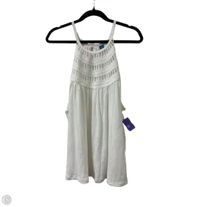Top Sleeveless By Old Navy In White, Size: 1x