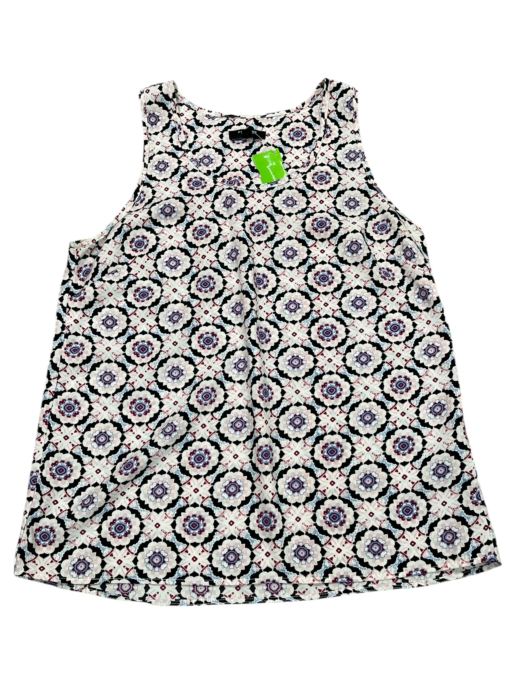Top Sleeveless By Premise Studio In Floral Print, Size:Xs