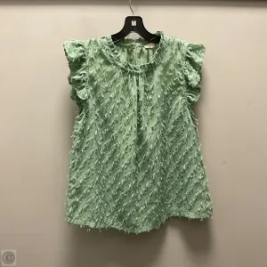 Top Sleeveless By Thml In Green, Size: L