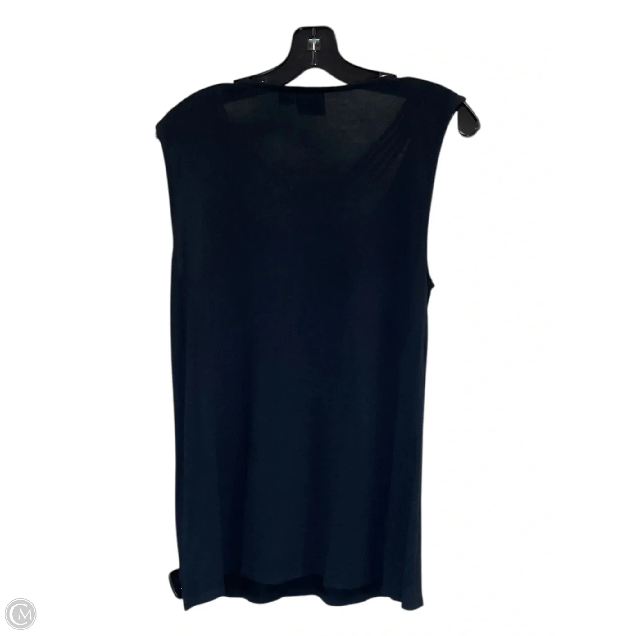 Top Sleeveless By Tribal In Black, Size: M