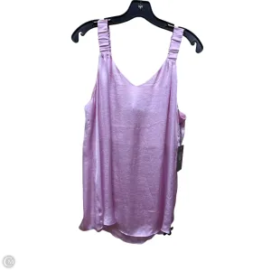 Top Sleeveless By Vince Camuto In Pink, Size: L