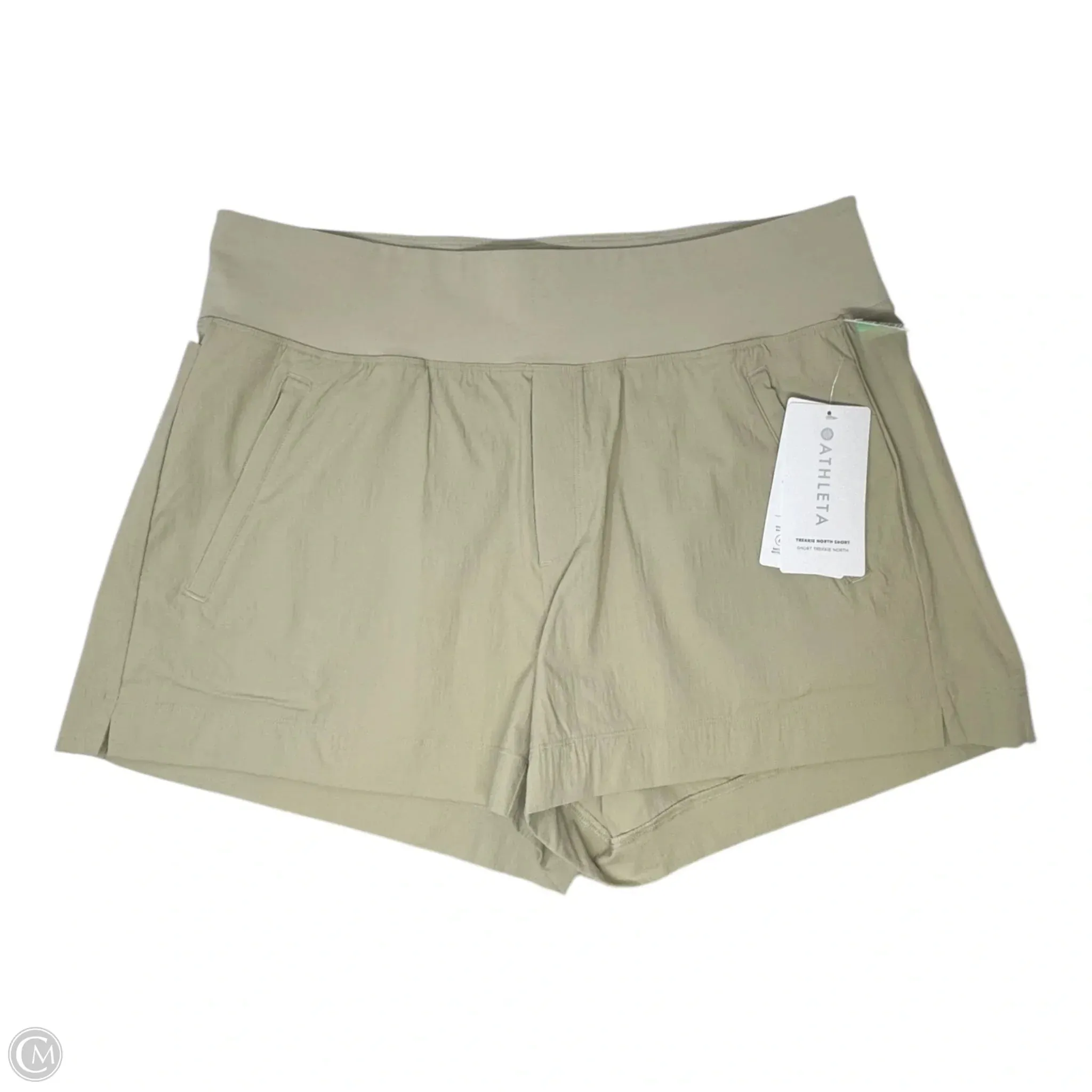 Trekkie North Athletic Shorts By Athleta In Cream, Size: 14