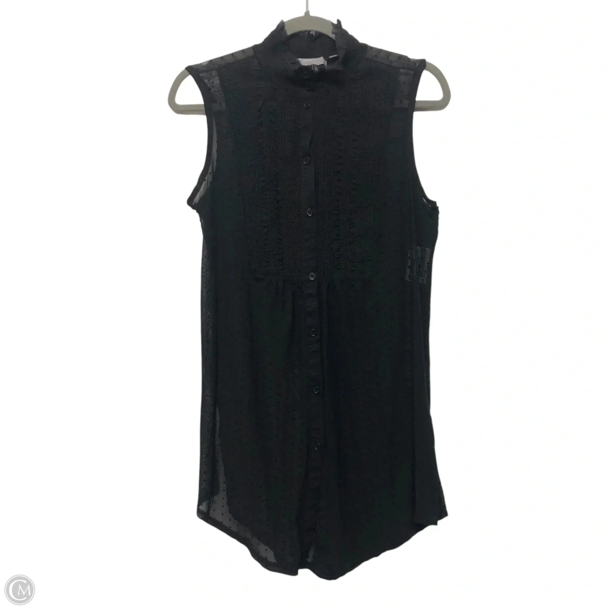 Tunic Sleeveless By Anthropologie In Black, Size: S