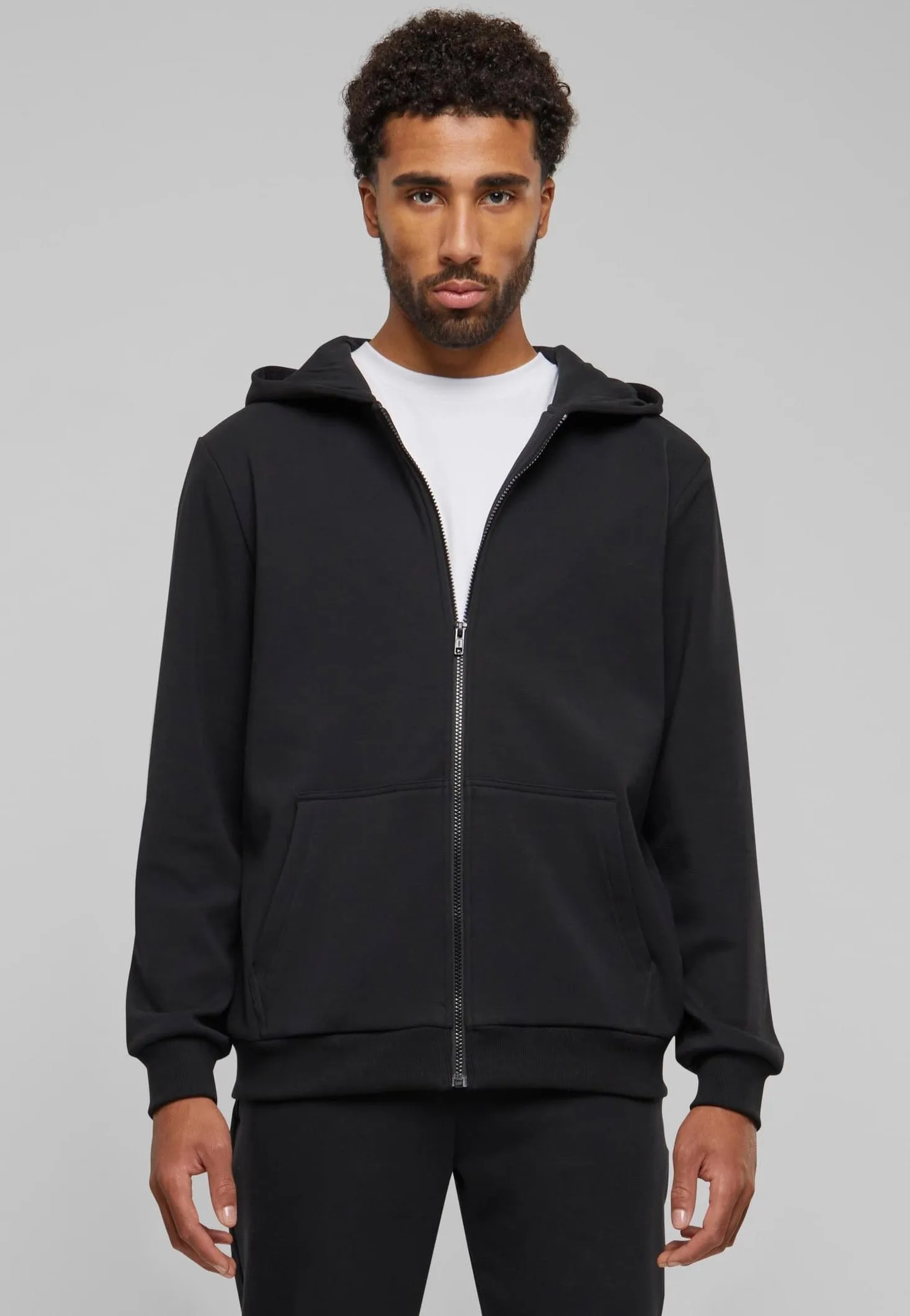Urban Classics - Cozy Zip Black - Zipper