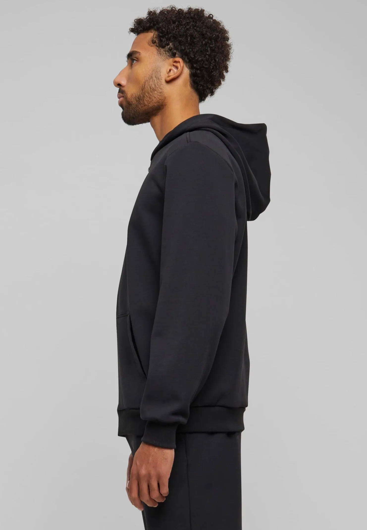 Urban Classics - Cozy Zip Black - Zipper