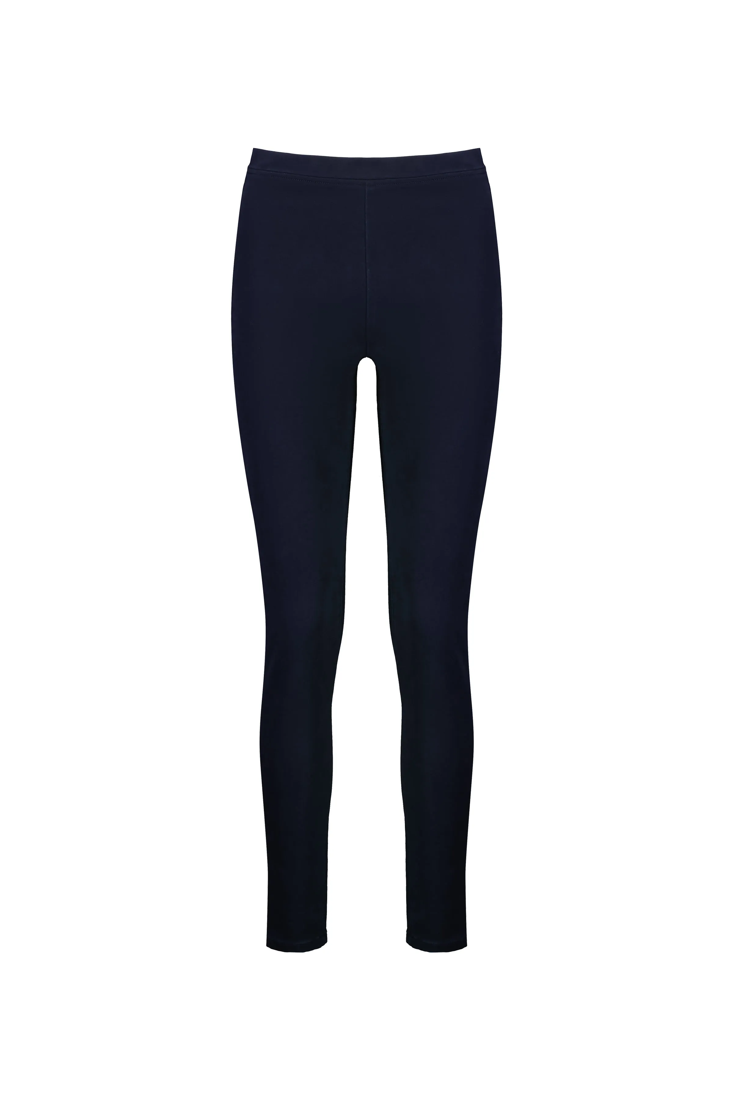Vassalli - Skinny Leg Full Length Knit Denim Pull On - 230K - Carbon Blue