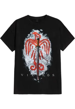Vikings - Raven Sword - T-Shirt