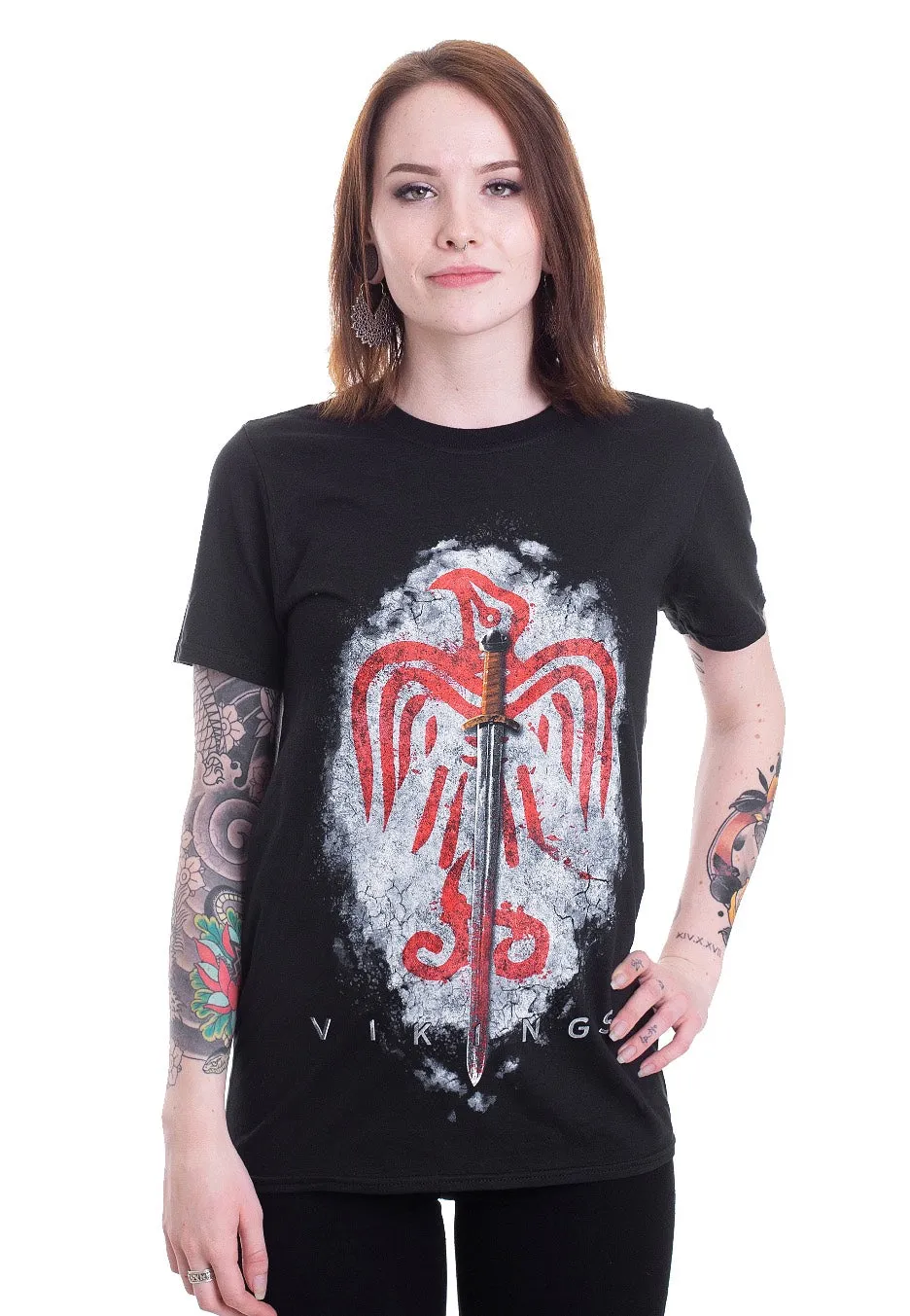 Vikings - Raven Sword - T-Shirt