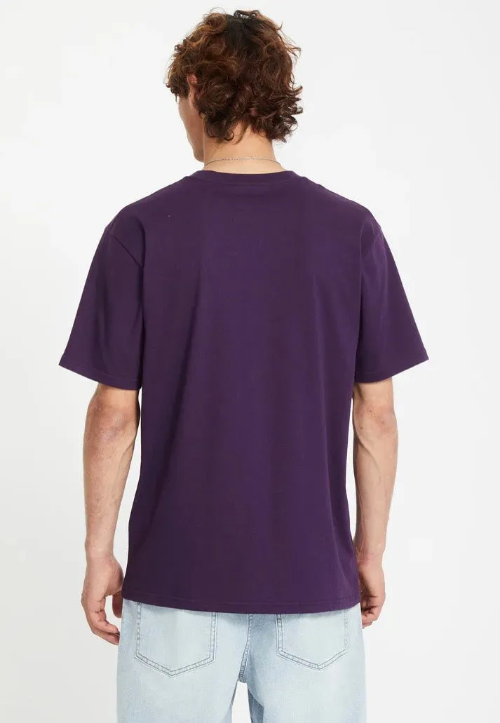 Volcom - Stone Blanks Basic Grape Royale - T-Shirt