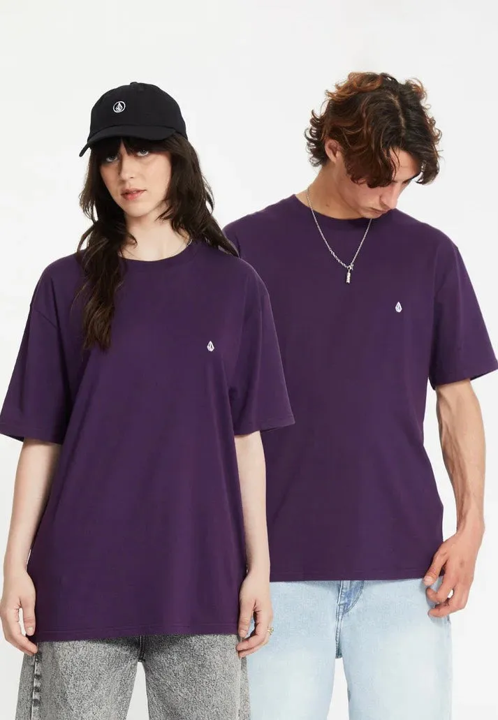 Volcom - Stone Blanks Basic Grape Royale - T-Shirt