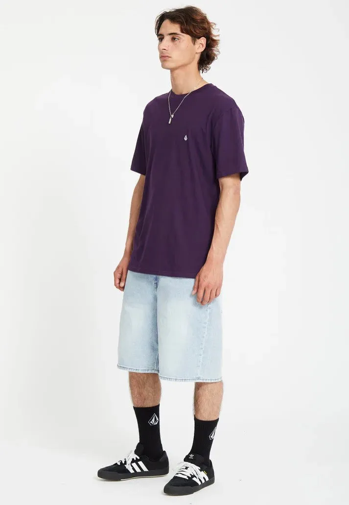 Volcom - Stone Blanks Basic Grape Royale - T-Shirt