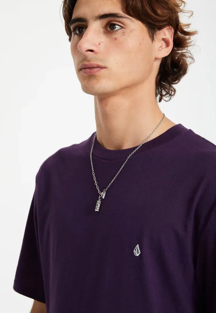 Volcom - Stone Blanks Basic Grape Royale - T-Shirt