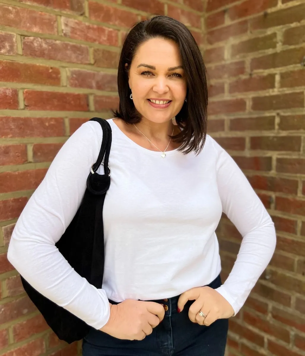White Long Sleeve Cotton Top
