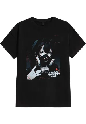 Zombie Makeout Club - Gas Mask - T-Shirt